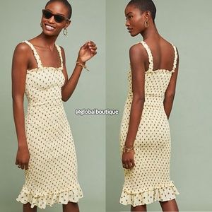 faithfull nadine smocked dress